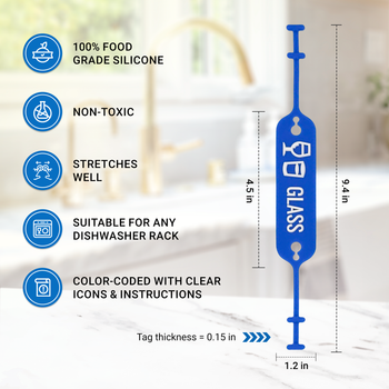 Dishwasher Loading Guide Signs for Kid Chores & Families